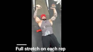 Decline Cable Pullover - Lower Chest Focus