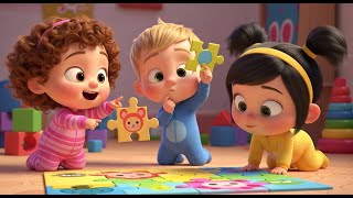 Puzzle Fun Land 🧩 | Fun Learning Puzzle Song for Kids | Preschool Educational Video screenshot 1