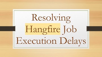 Resolving Hangfire Job Execution Delays