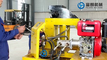 M7MI compressed earth interlocking brick making machine video