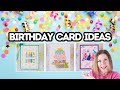Birt.ay card ideas with pretty pink posh 10th birt.ay release