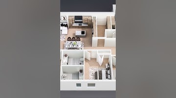 3d floor plan-interior design❤️😍