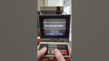 Dragon Warrior CRT gameplay #retrogaming #nintendo #nes