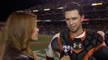 NLCS Gm4: Posey on putting pressure on the defense