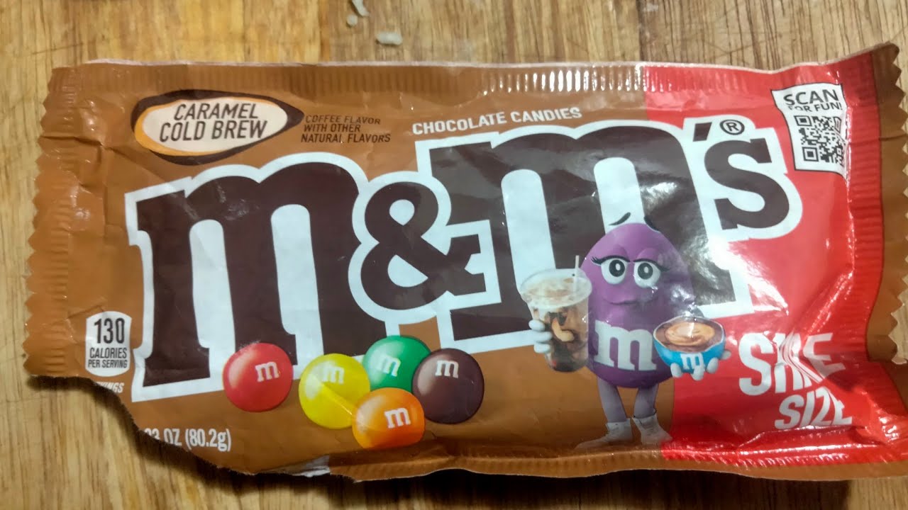 caramel cold brew m&m