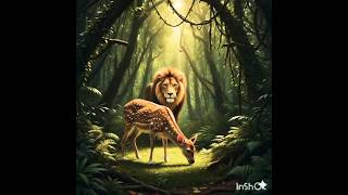 sher aur Hiran ki kahani  #ai#jungel#shortvideo #trendingshorts