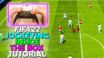 How to JOCKEY INSIDE the BOX in FIFA 22 - JOCKEYING TUTORIAL - FIFA 22 DEFENDING TUTORIAL