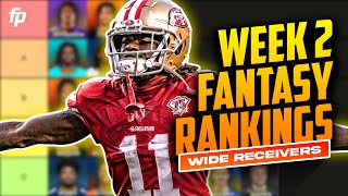 Top 40 Wide Receiver Rankings + Tiers: Week 2 (2023 Fantasy Football)