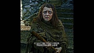 Arya Stark's Coldest Reply Ever 🐺 | Game of Thrones #Shorts