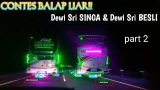 CONTES BALAP LIAR!! dua Artis Dewi Sri (SINGA tim kebayoran & BESLI tim Roxsi) Part 2