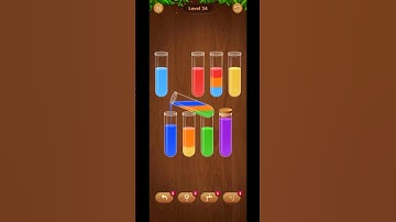 "Sorted to perfection!" 🎨✨💦 #WaterSortPuzzle #ColorSortGame #level34