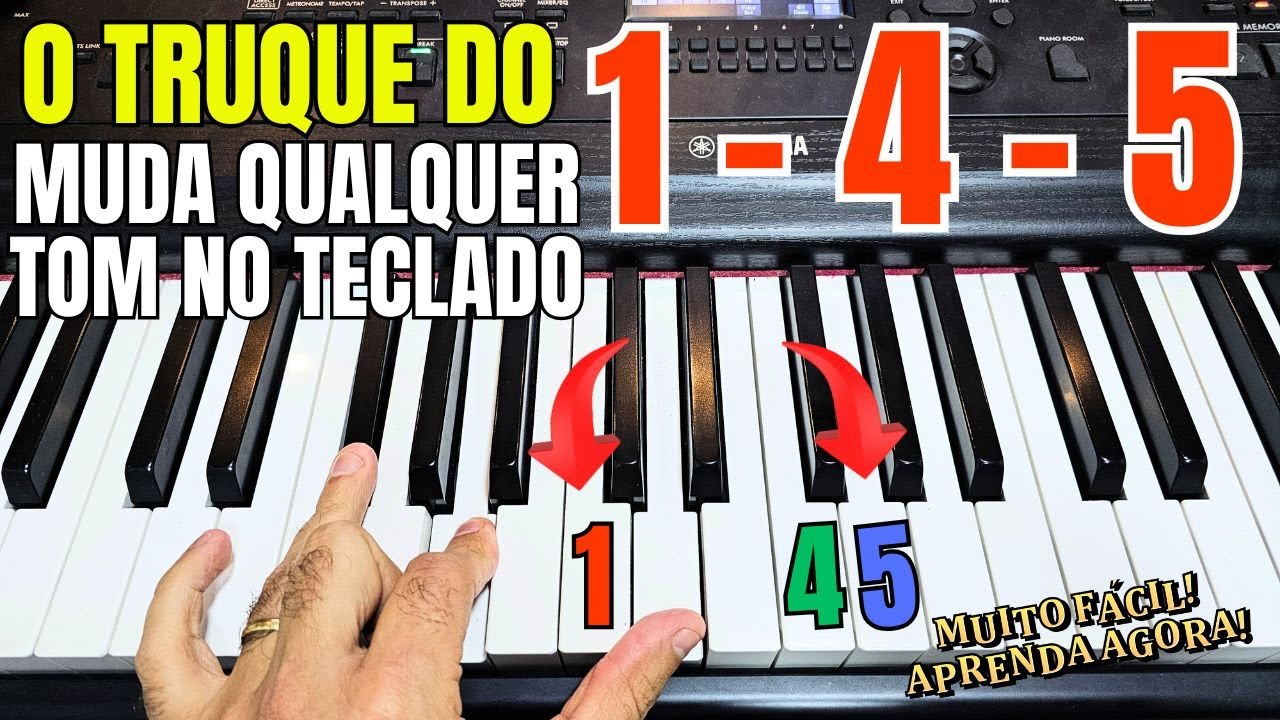 𝐎 𝐓𝐑𝐔𝐐𝐔𝐄 𝐝𝐨 𝟏-𝟒-𝟓 𝐭𝐨𝐪𝐮𝐞 𝐐𝐔𝐀𝐋𝐐𝐔𝐄𝐑 𝐌𝐔́𝐒𝐈𝐂𝐀 𝐧𝐨 𝐓𝐄𝐂𝐋𝐀𝐃𝐎 𝐞 𝐞𝐦 𝐐𝐔𝐀𝐋𝐐𝐔𝐄𝐑 𝐓𝐎𝐌!  𝐌𝐔𝐈𝐓𝐎 𝐅𝐀́𝐂𝐈𝐋! 𝐀𝐏𝐑𝐄𝐍𝐃𝐀 𝐀𝐆𝐎𝐑𝐀!