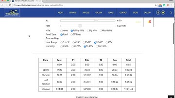 Advanced Triathlon Race Pace Calculator | FREE to use tool for Triathletes | Tutorial Video