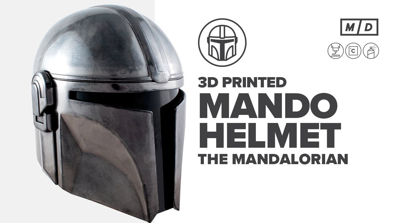 How To Make an Amazing MANDALORIAN HELMET | 3D Print & Build - YouTube