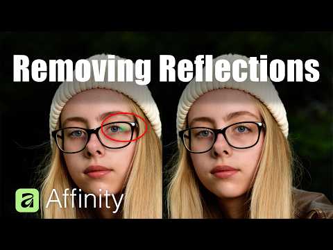 How To Remove Reflections From Glasses Using Affinity 3