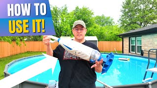 Cleaning Pool with ENHULK Pool Vacuum - A FULL Demo