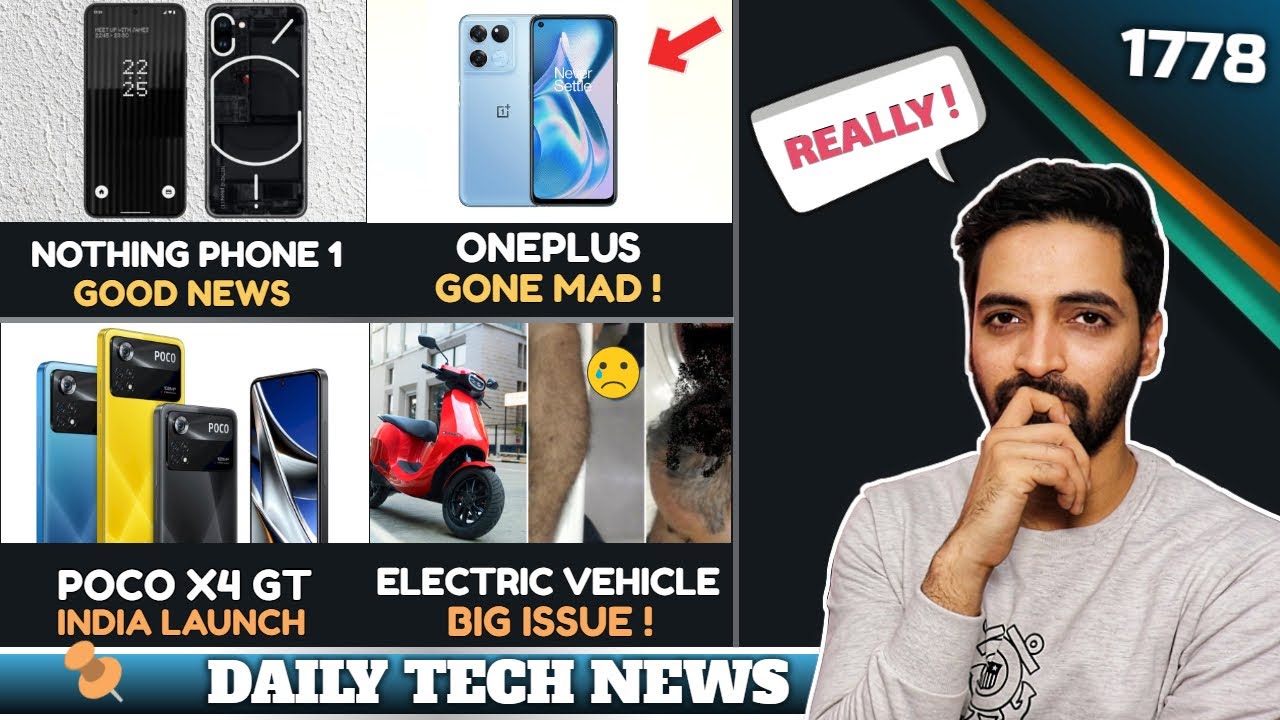 Oneplus Going MAD🤪,Nothing Phone (1)😍,POCO X4 India,NFS Mobile 2022😮,PS 5 Pro Launch