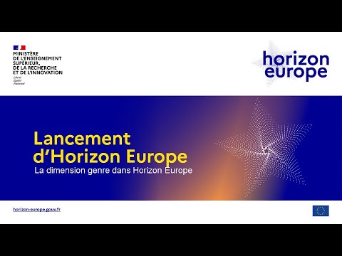 La dimension genre dans Horizon Europe