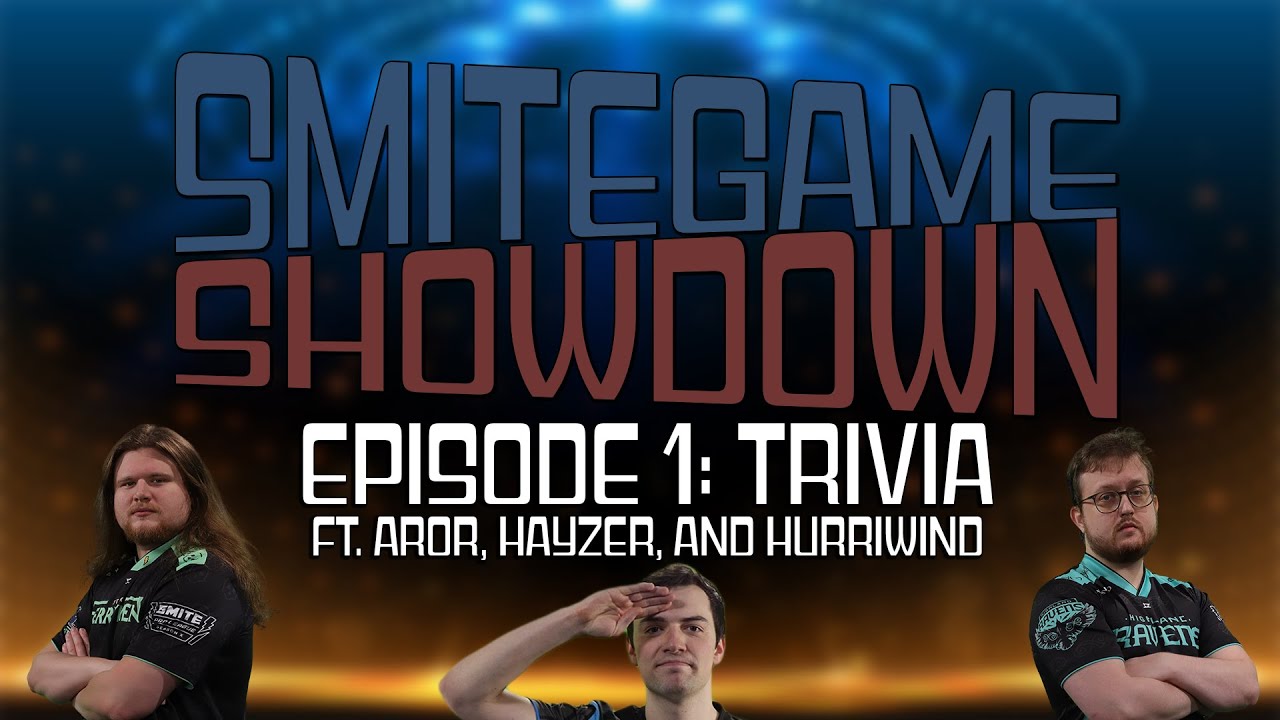 I MADE A SMITE-THEMED GAMESHOW // SMITEGAME SHOWDOWN EPISODE #1: TRIVIA