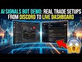 AI Signals Bot Demo: Real Trade Setups From Discord to Live Dashboard