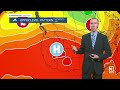 Mostly sunny and warmer on Wednesday