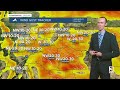 Mostly sunny and warmer on Wednesday