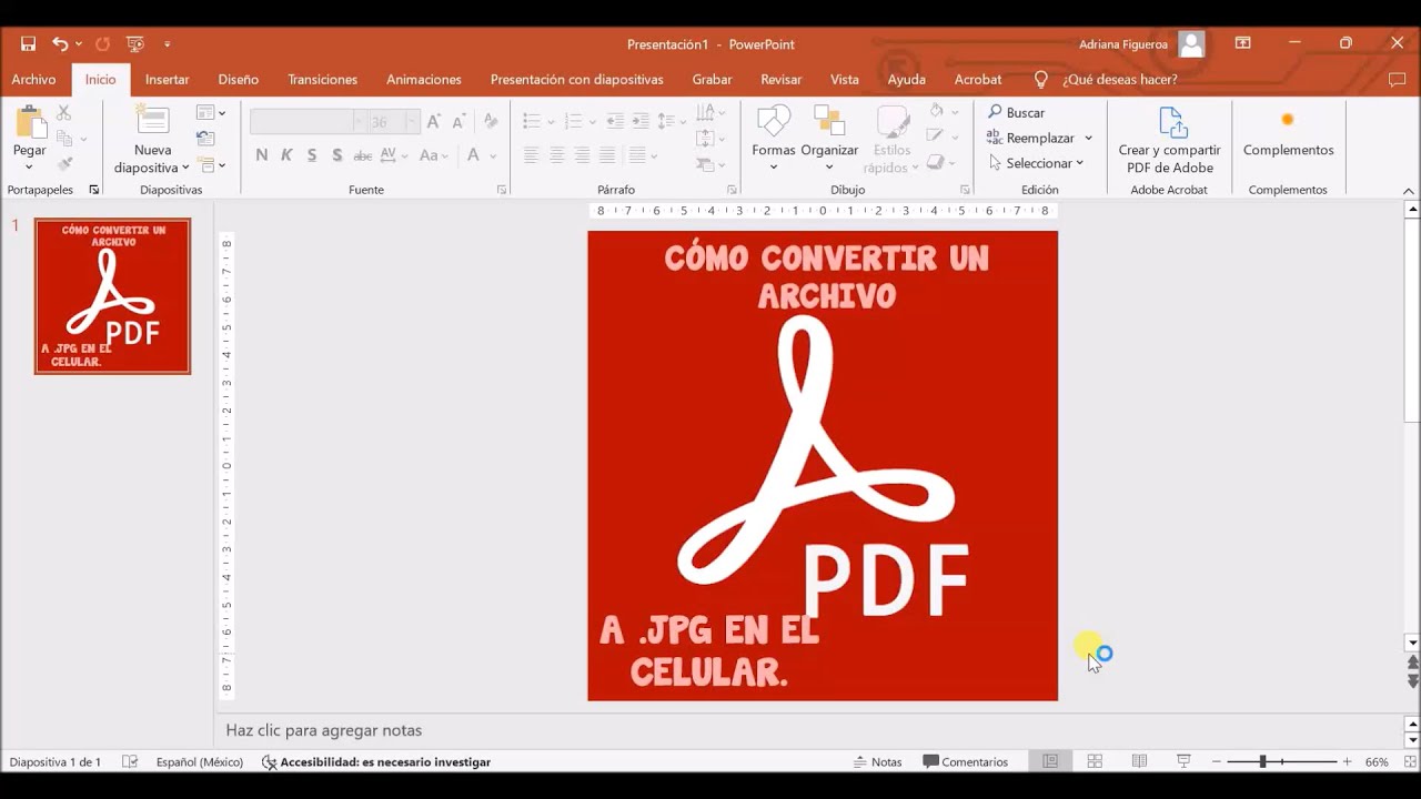 Cómo Convertir Un Archivo .PDF A Un Archivo .JPG En El Celular - YouTube