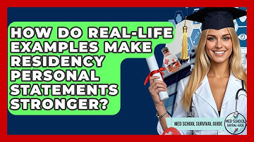 How Do Real-life Examples Make Residency Personal Statements Stronger? - Med School Survival Guide