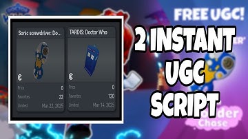 [Script #11] Free 2 UGC Limited - Wonder Chase Script - 2 Instant UGC