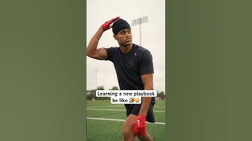 Learning a new playbook be like‼️🤣 #footballshorts #americanfootball #collegefootball #nfl