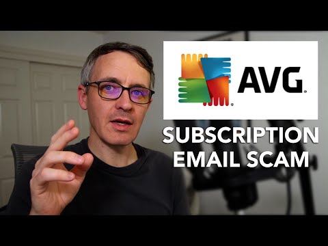 AVG Subscription Scam Email or Text, Explained