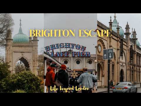 A seaside escape from London I Brighton Vlog I Brighton Pier I Brighton fish and chips