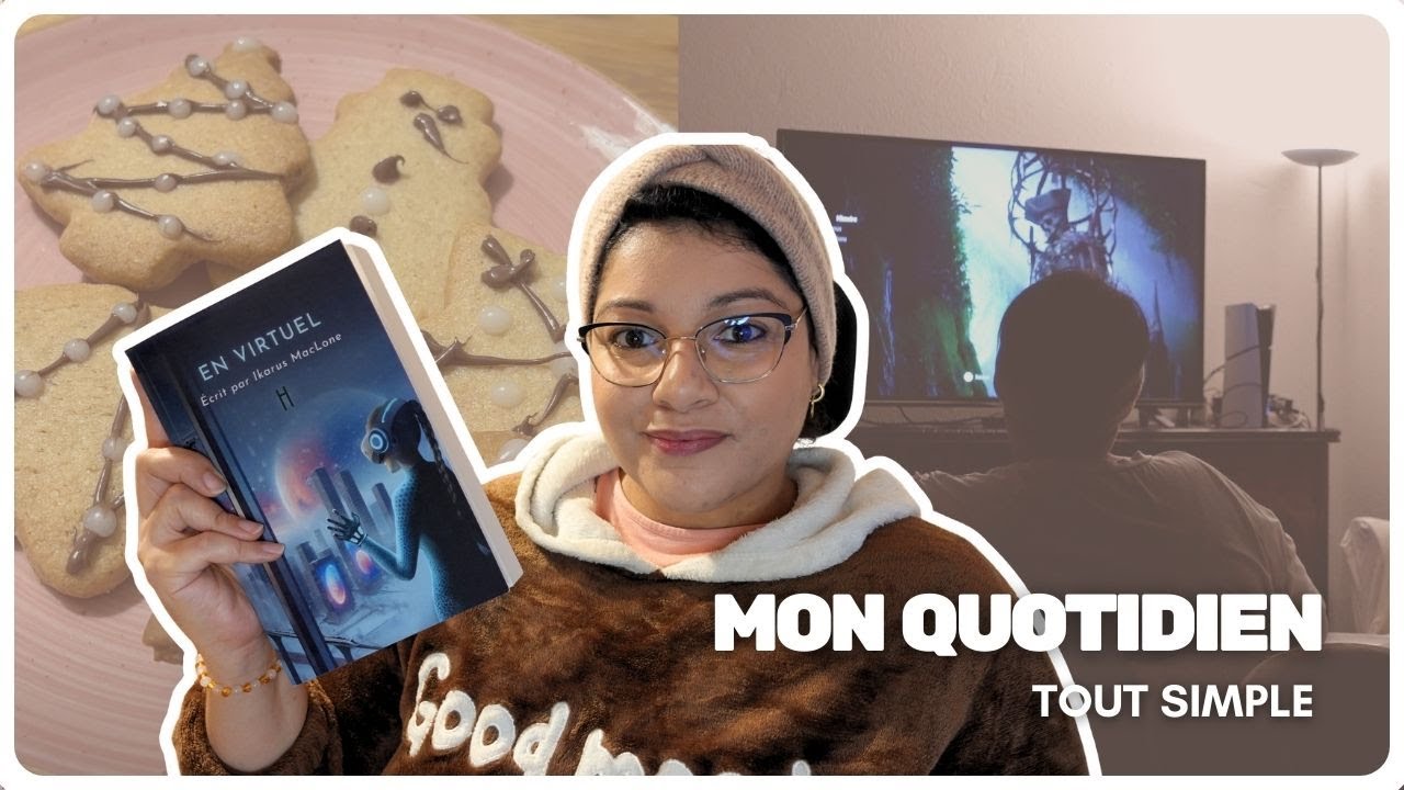 VLOG #3 : J'ai eu un gros déclic 🫨! Biscuits de noël, découverte lecture...