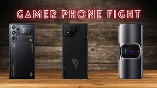 ZTE nubia Red Magic 9 Pro+ Vs Asus ROG Phone 8 Pro Vs Lenovo Legion Y90 | Full Comparison