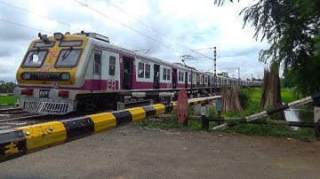 Aerodynamic & ICF Medha Emu Bandel - Katwa Local Speedy Passing Through Out Curving Railgate