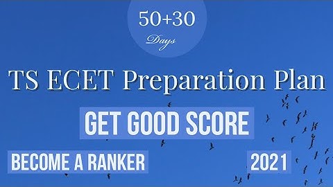 TS ECET Preparation Plan | Become a Ranker | Get good Score