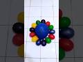 Beautiful 🤎💜💙💚💛 blue &Small ASMR Water Balloon Orbeez  Reverse ASMR  #balloon #shorts #trending