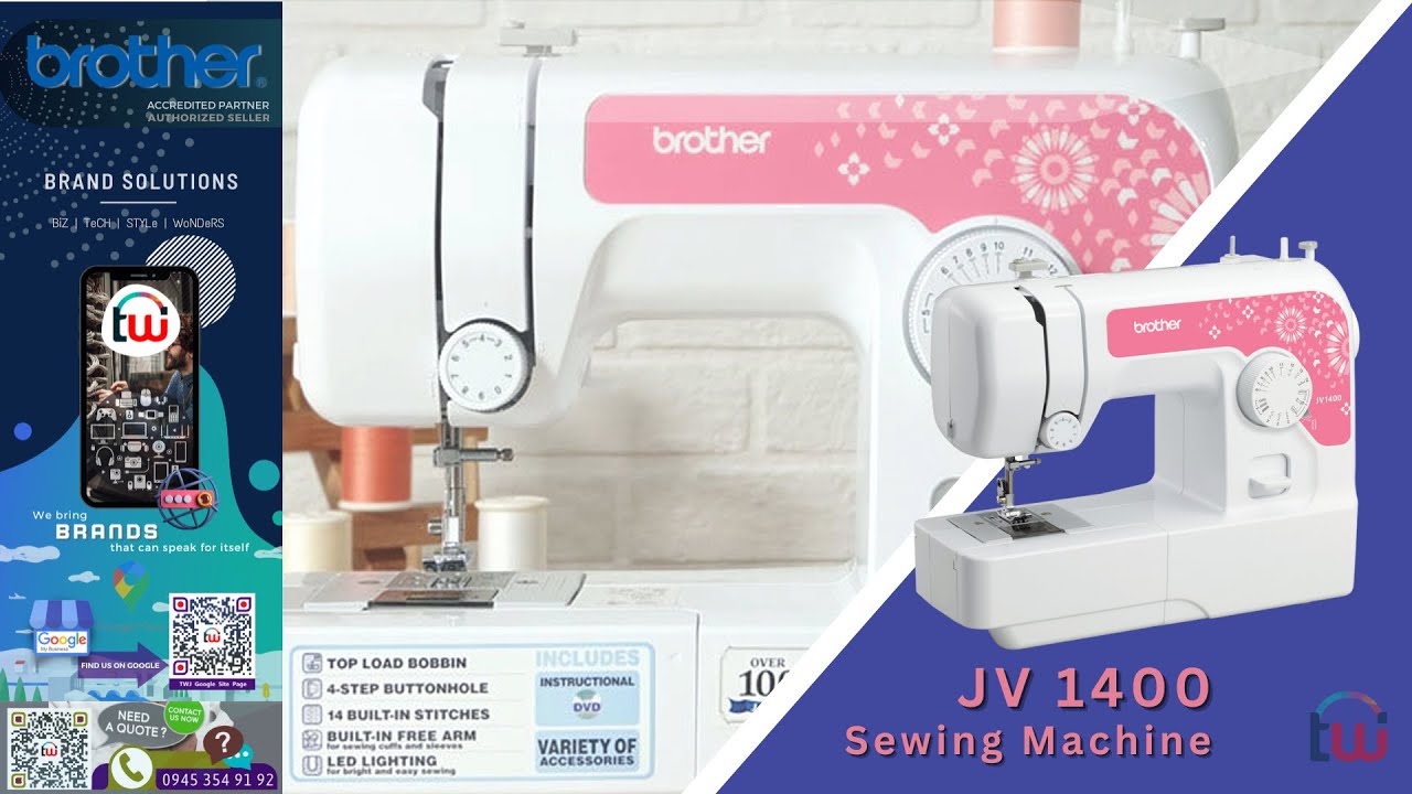 Brother JV1400 Sewing Machine Video by TWJ YouTube