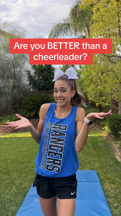 what’s your score on this cheerleader challenge? #cheer #challenge #cheerleader #gymnastics #dance