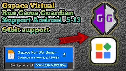 How To Install Gspace & Run Game Guardian//Android_5-13