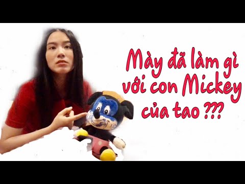 Trợ lý vẽ bậy lên mặt con Mickey mà Linh Miu thích nhất- Linh Miu nổi trận lôi đình| Linh Miu's Life