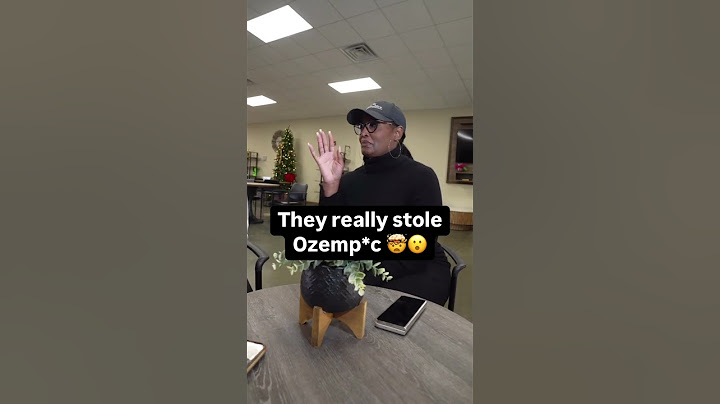 They really stole Ozempic  😲