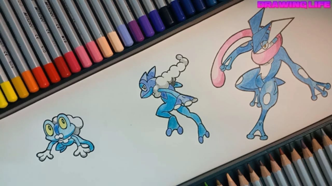 vẽ pokemon Squirtle đáng yêu và cute với màu chì-draw pokemon ...