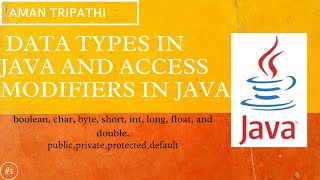Data types in java (Primitive and non-primitive) & Access Modifiers in java (with code ).✔✔✔✔✔
