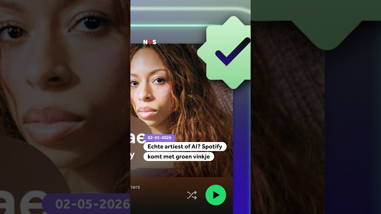 Echte artiest of AI? Spotify komt met groen vinkje