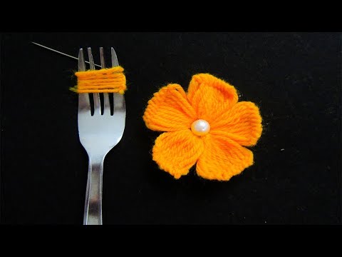 ნაქსოვი ყვავილები