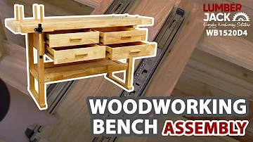 Lumberjack WB1520D4 Solid Woodworking Bench - Assembly