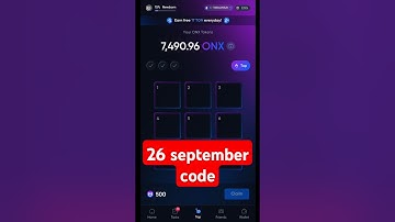 ONUS Daily Code Today 26 September | ONUS T Daily Code | Airdrop. #onus #onusdailycode  #airdrop