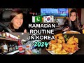 Ramadan routine in korea   grocery shopping 