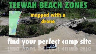 Teewah Beach Camping Zones Mapped with a Drone